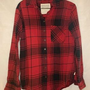 Red and Black Flannel from Garage in Small